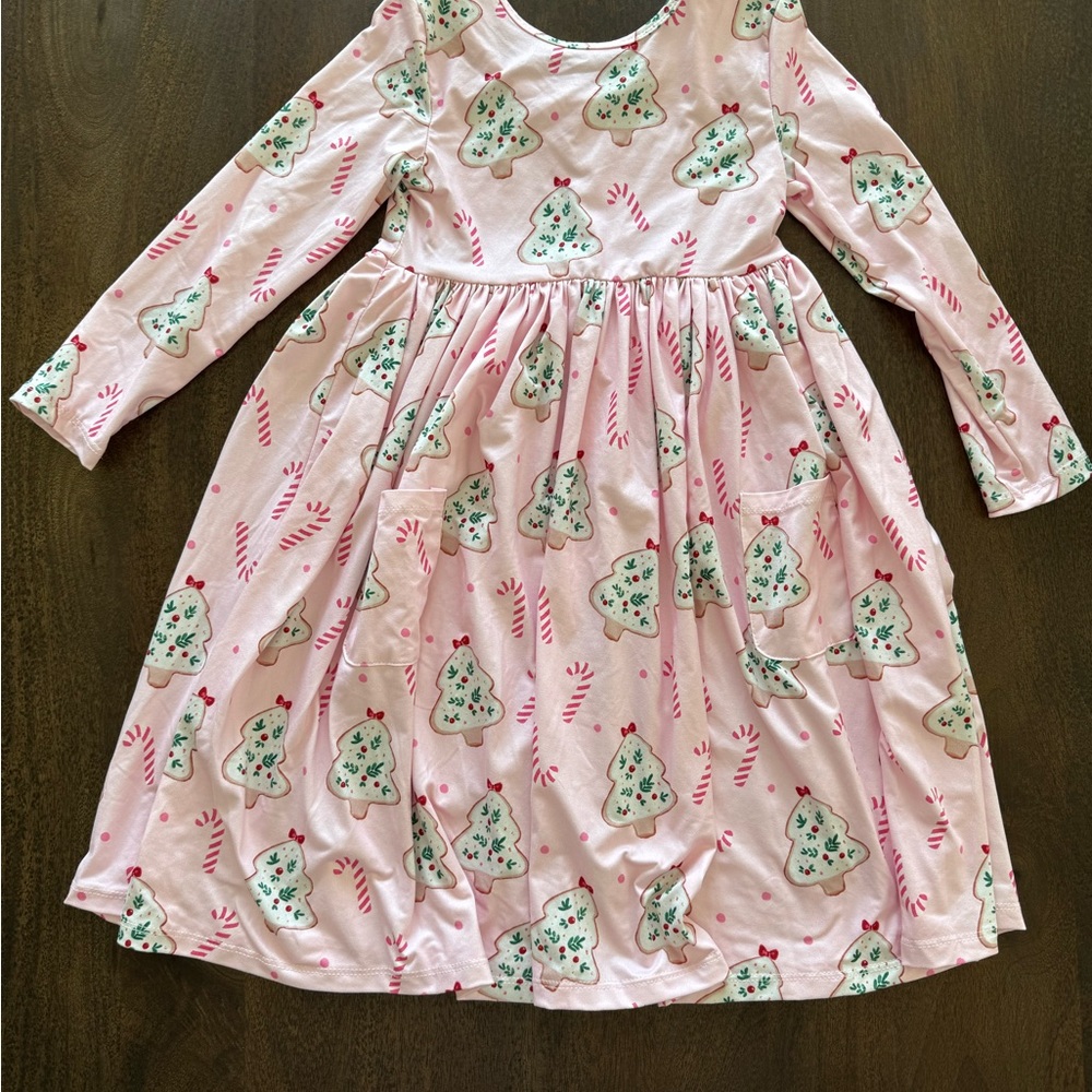 Mila & Rose Christmas Cookie Twirl Dress